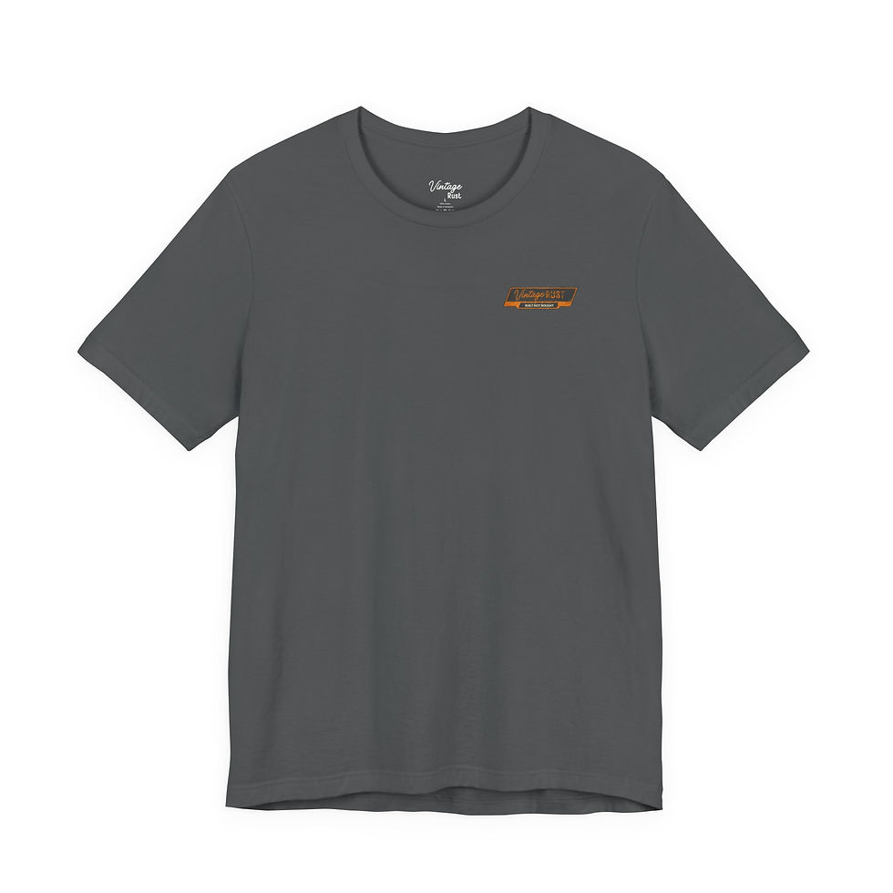 Thumbnail: Vintage Rust Garage T-Shirt on model - Vintage Rust