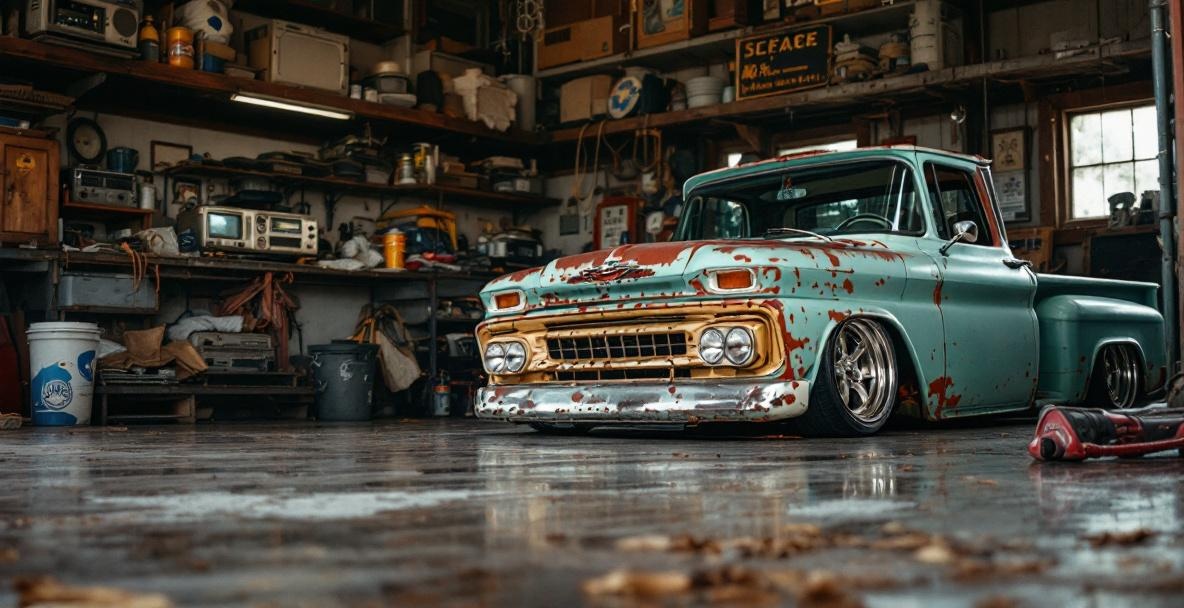 editorial scene: exterior low angle — lowered D100