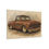 Thumbnail: Rusty pickup truck illustration, vintage, against a neutral background. Vintage Pickup Acrylic Wall Piece