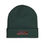 Thumbnail: Vintage Rust Knit Beanie – Embroidered Garage Patch Beanie