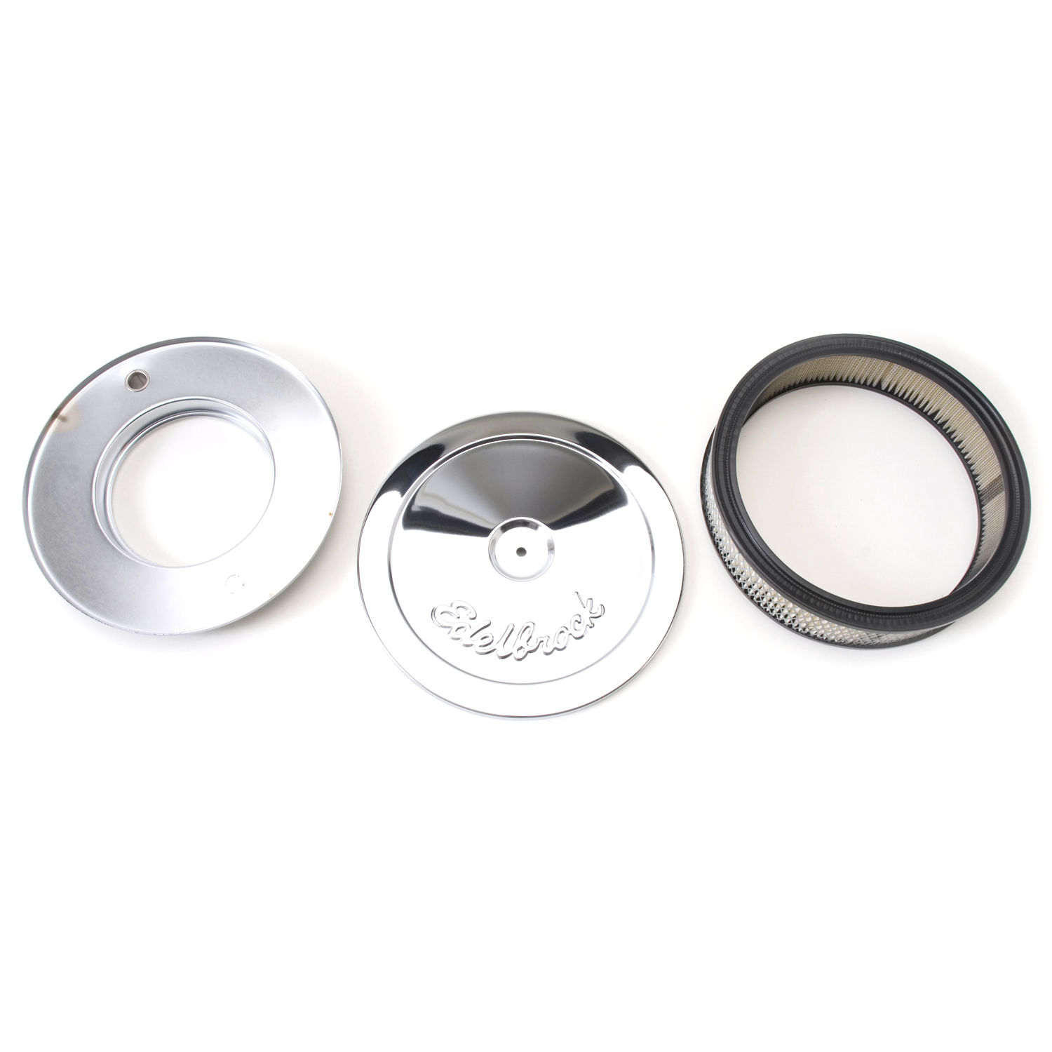 Edelbrock 1208 10" Pro-Flo Air Cleaner - Chrome