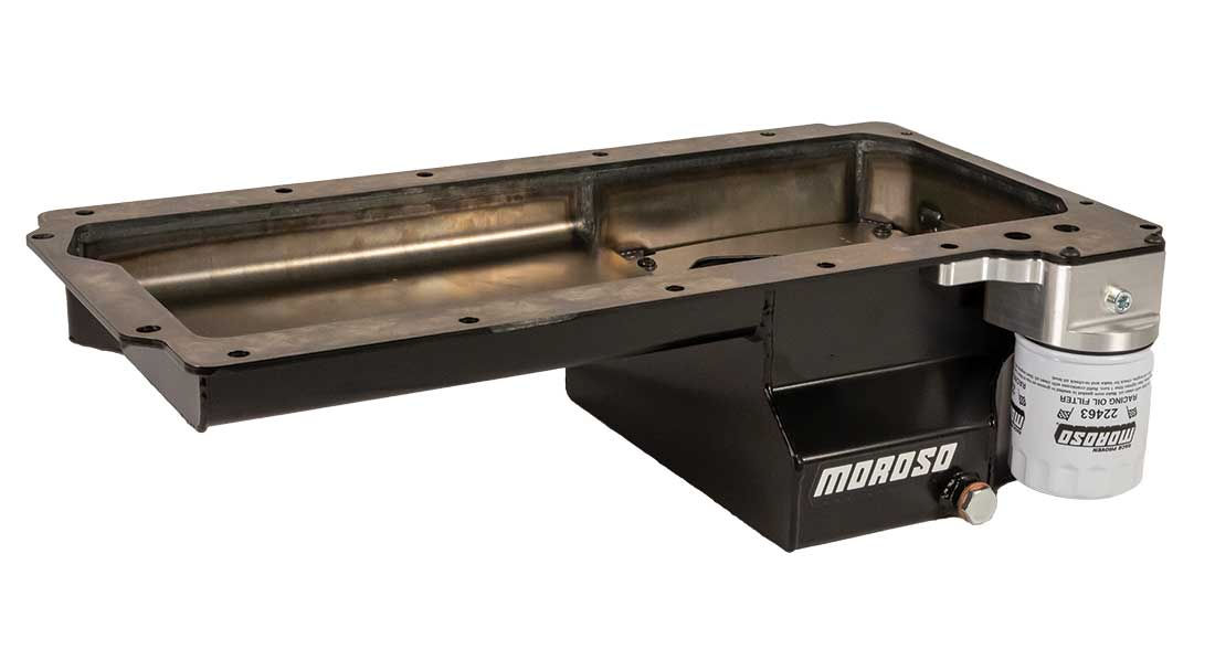 Moroso 20142 GM LS Swap 6" Rear-Sump Steel Oil Pan