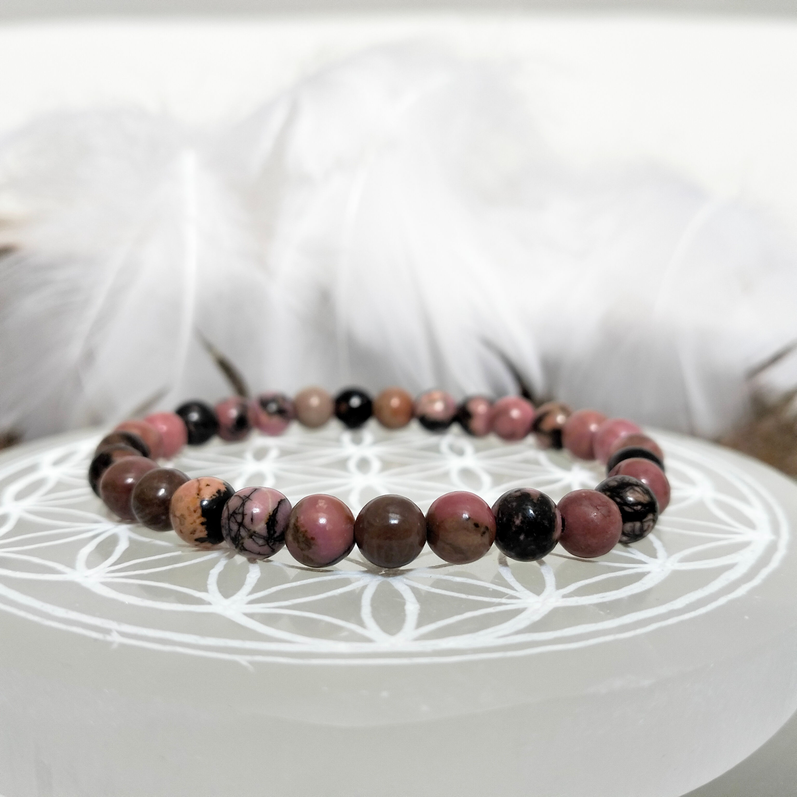 Bracelet en Rhodonite