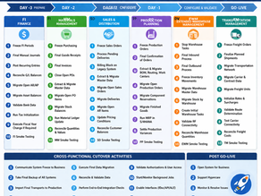 Cutover Activities for Go-Live