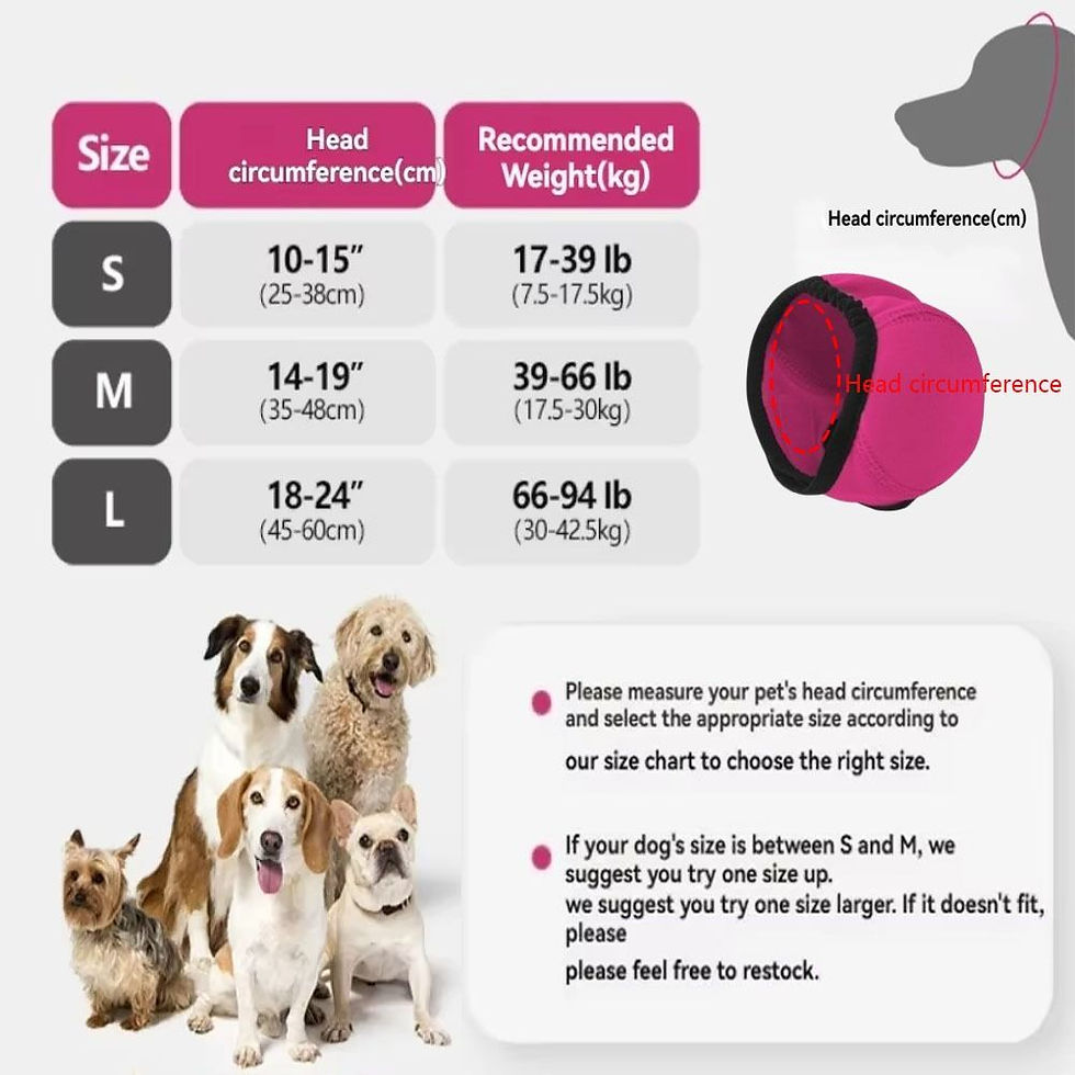 Thumbnail: Noise Reduction Dog Ear Covers Hearing Protection Anti-noise Dog Calming Earmuff