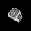 Miniaturbild: Siegelring mit Zahl 13 aus 925 Silber, personalisierbarer Bikerschmuck für Herren