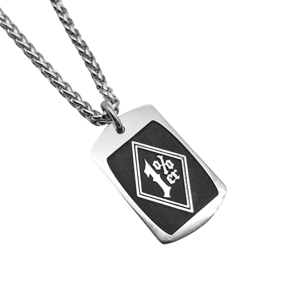 Miniaturbild: Männerschmuck 1%er Raute aus Edelstahl Bikerschmuck
