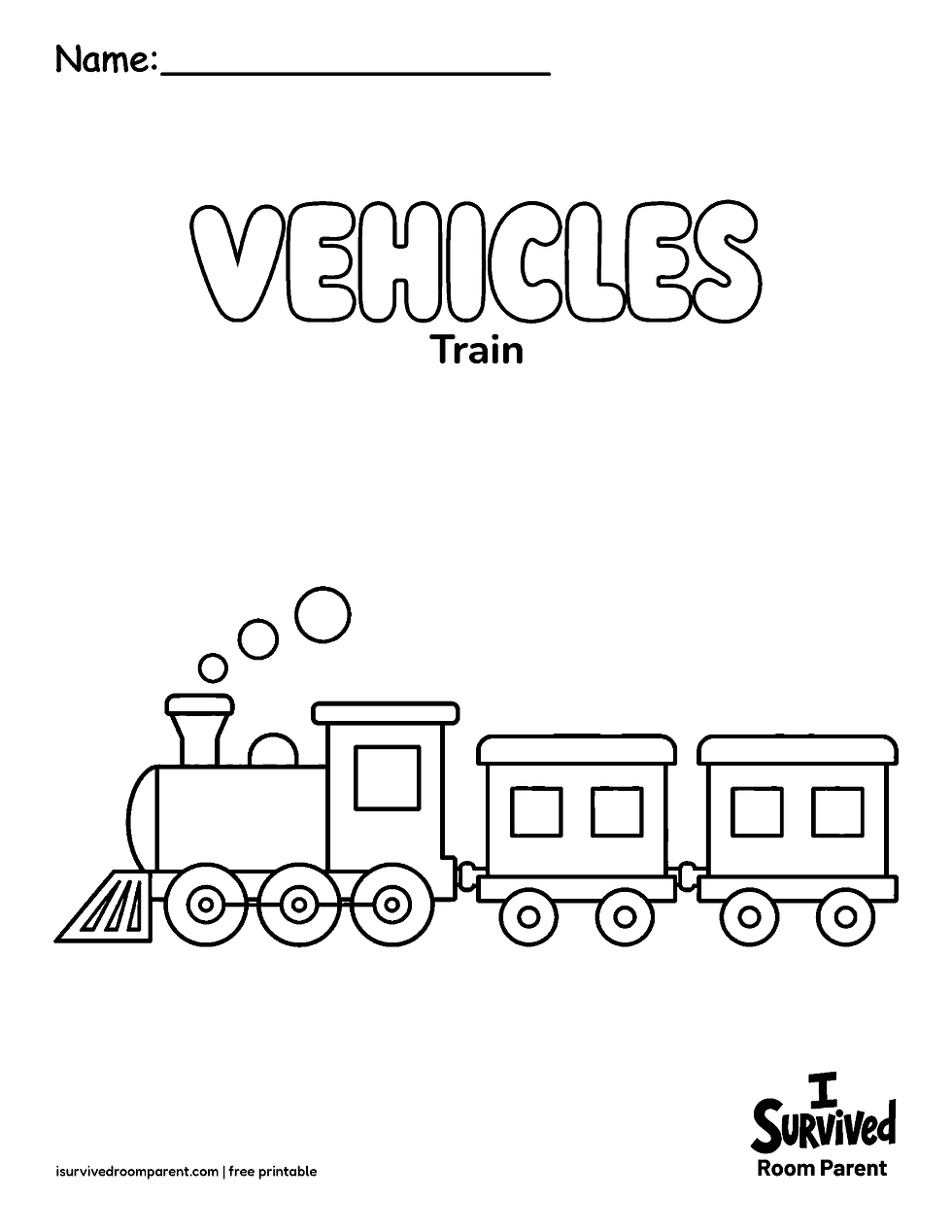 Vehicle coloring page 2