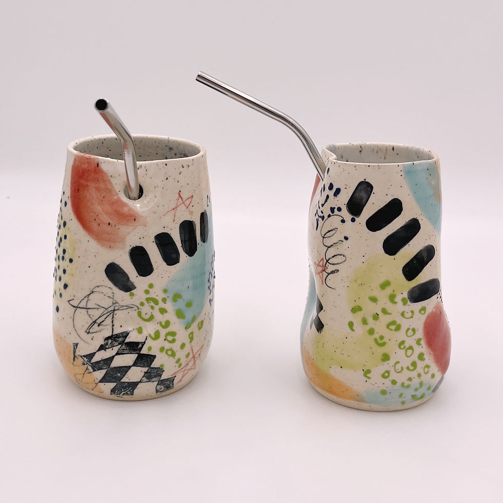 Thumbnail: ABSTRACT Straw Tumbler
