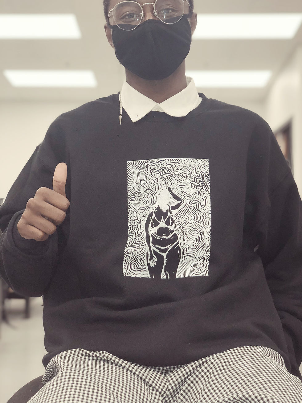 body print 1 crewneck