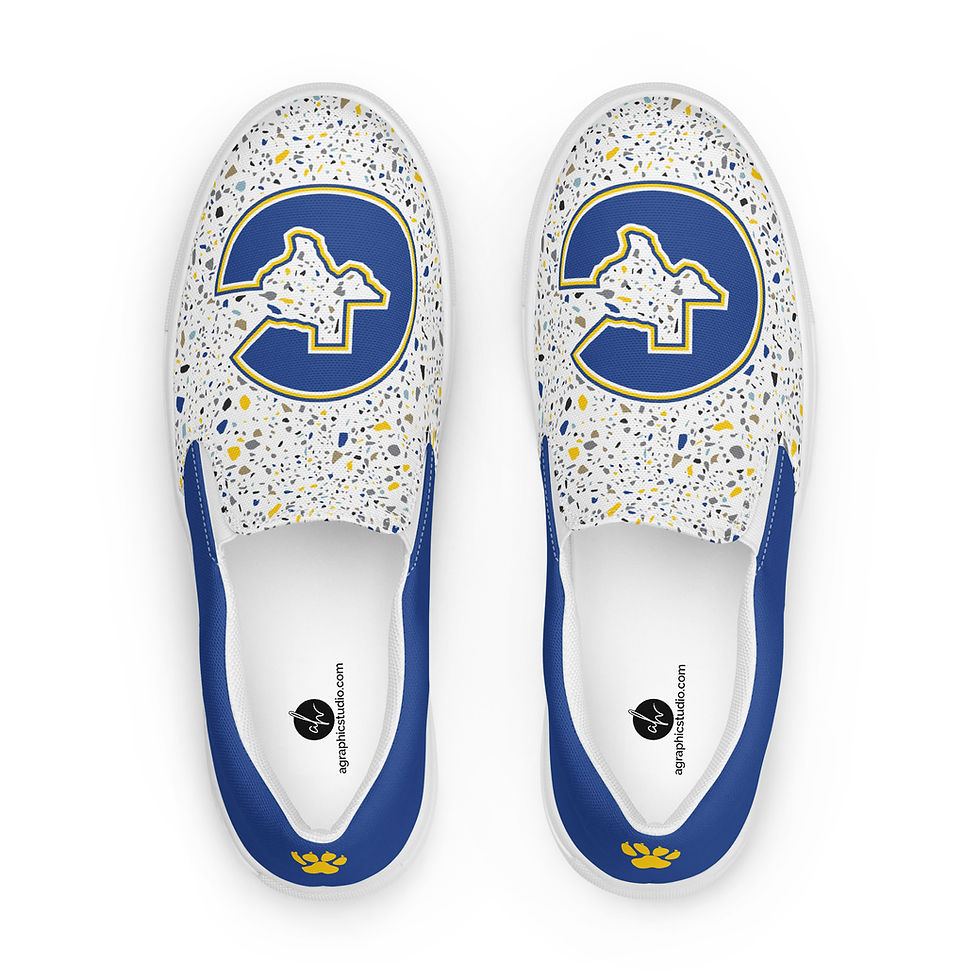 Thumbnail: Women’s Corsicana Tigers  Slip-On Canvas Shoes
