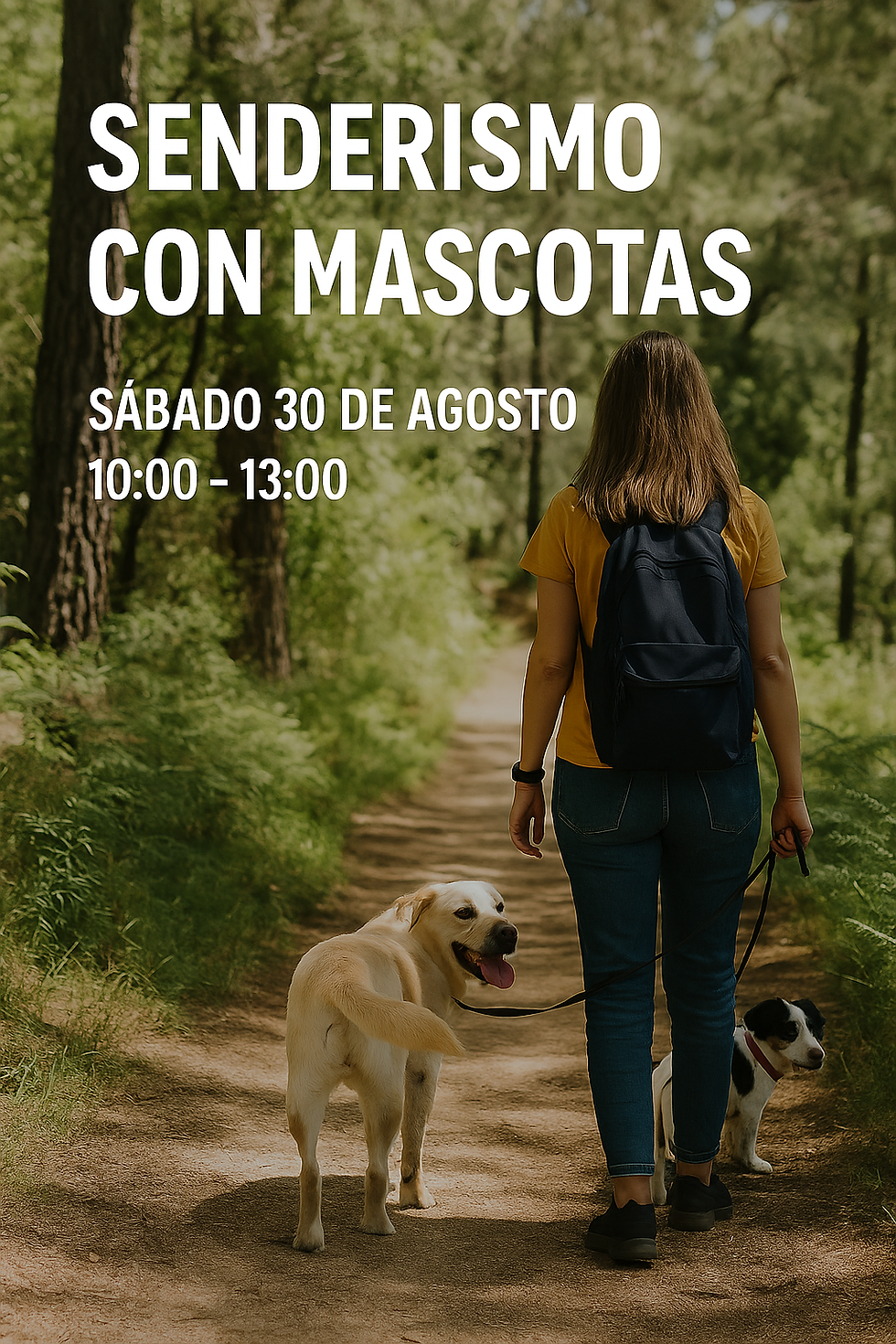 SENDERISMO CON MASCOTAS - SABADO 30 DE AGOSTO
