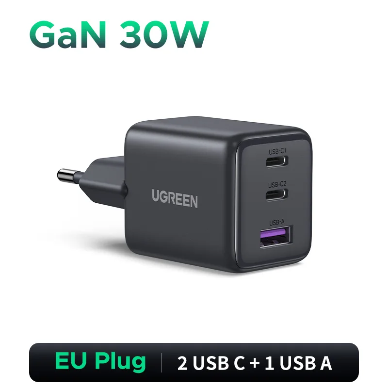 Miniatura: Carregador 45W para Samsung S25, S24 Ultra e iPhone 17, 16, 15
