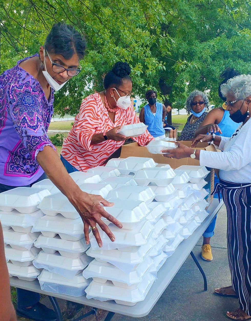 Preparing to serve our LunchBuddies