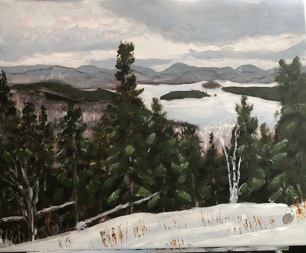 Height of Land, Rte 17, Winter