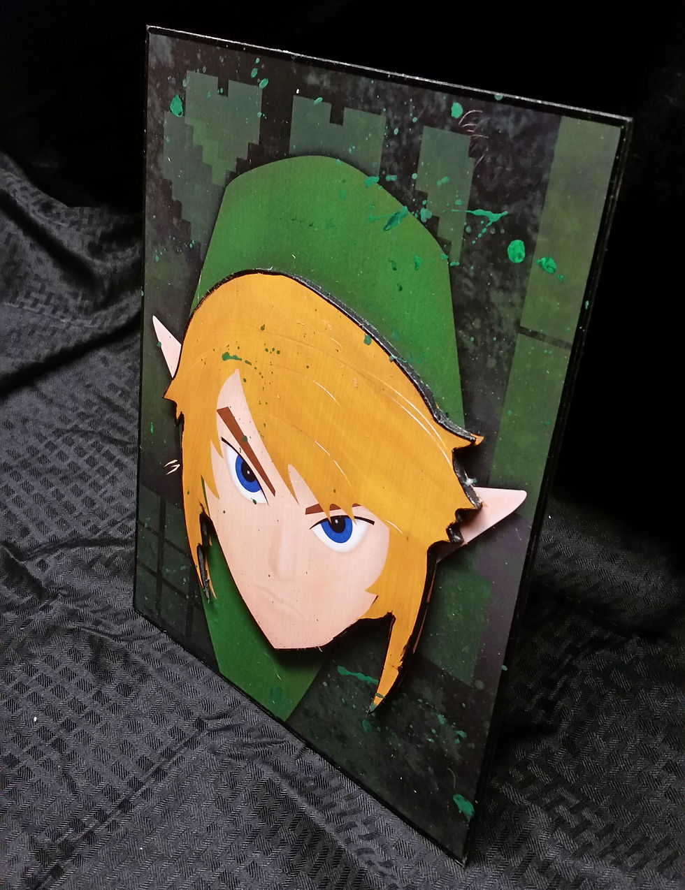 Thumbnail: Nintendo Heroes Collection of 5 Decoprints©
