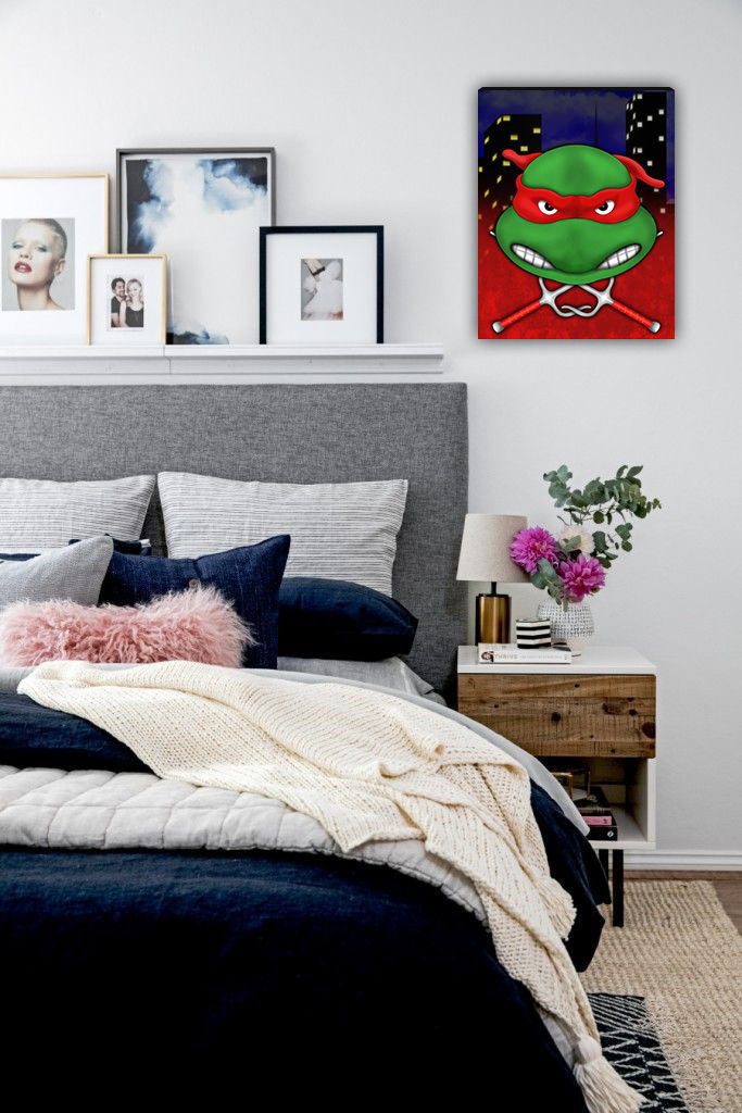 Thumbnail: Teenage Mutant Ninja Turtles Raphael Decoprint©