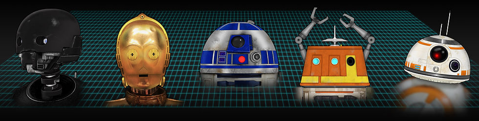 Thumbnail: Star Wars Droids Collection of 5 Decoprints©