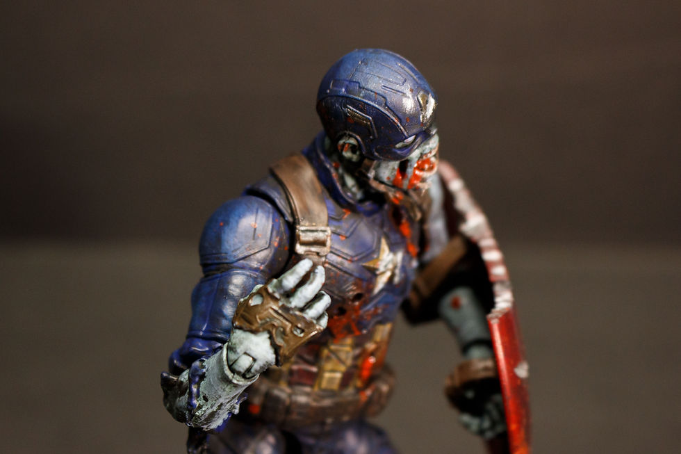 Thumbnail: Custom Hasbro Marvel Legends Zombie Captain America