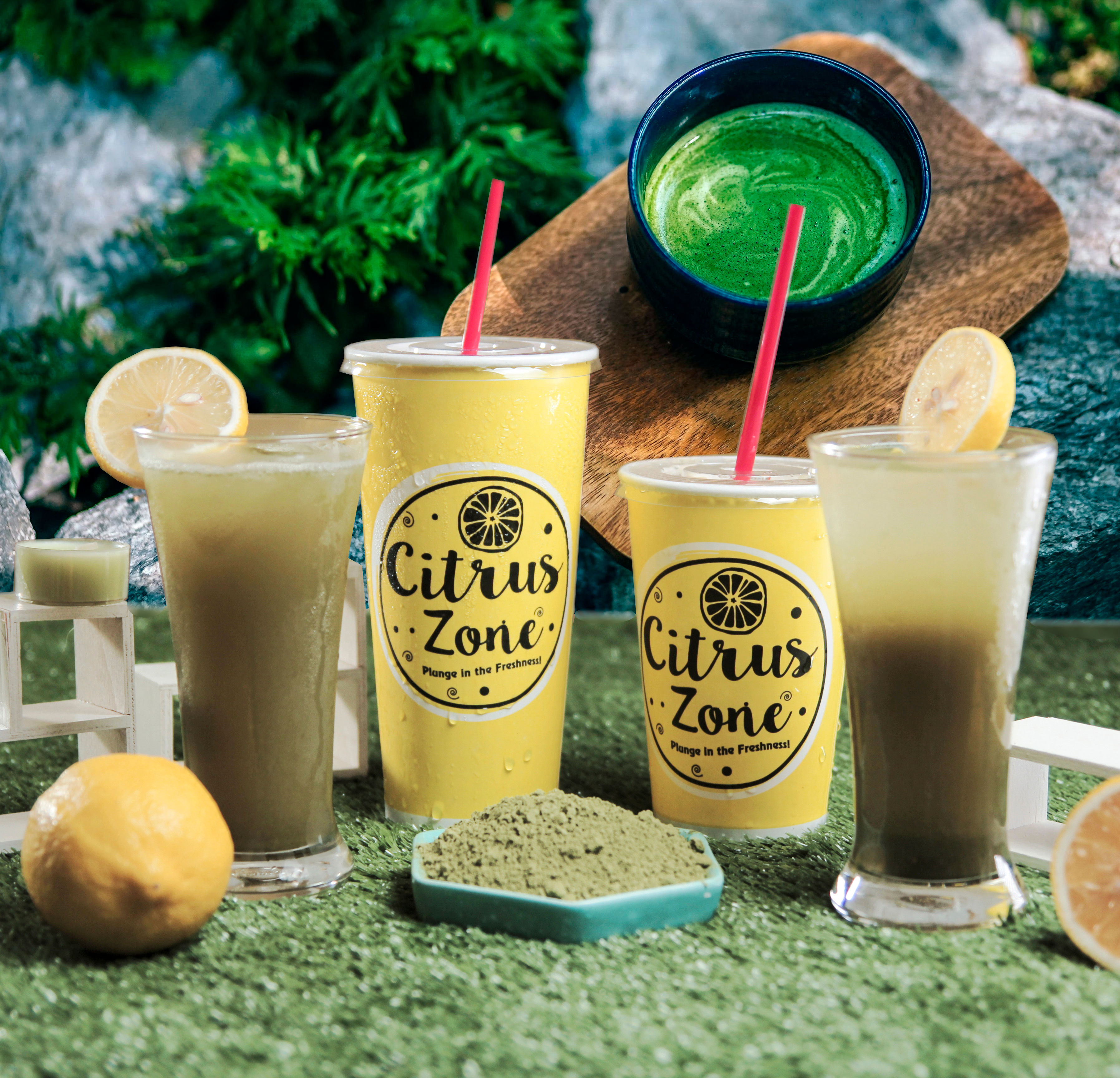 Lemon Matcha Zen Cooler