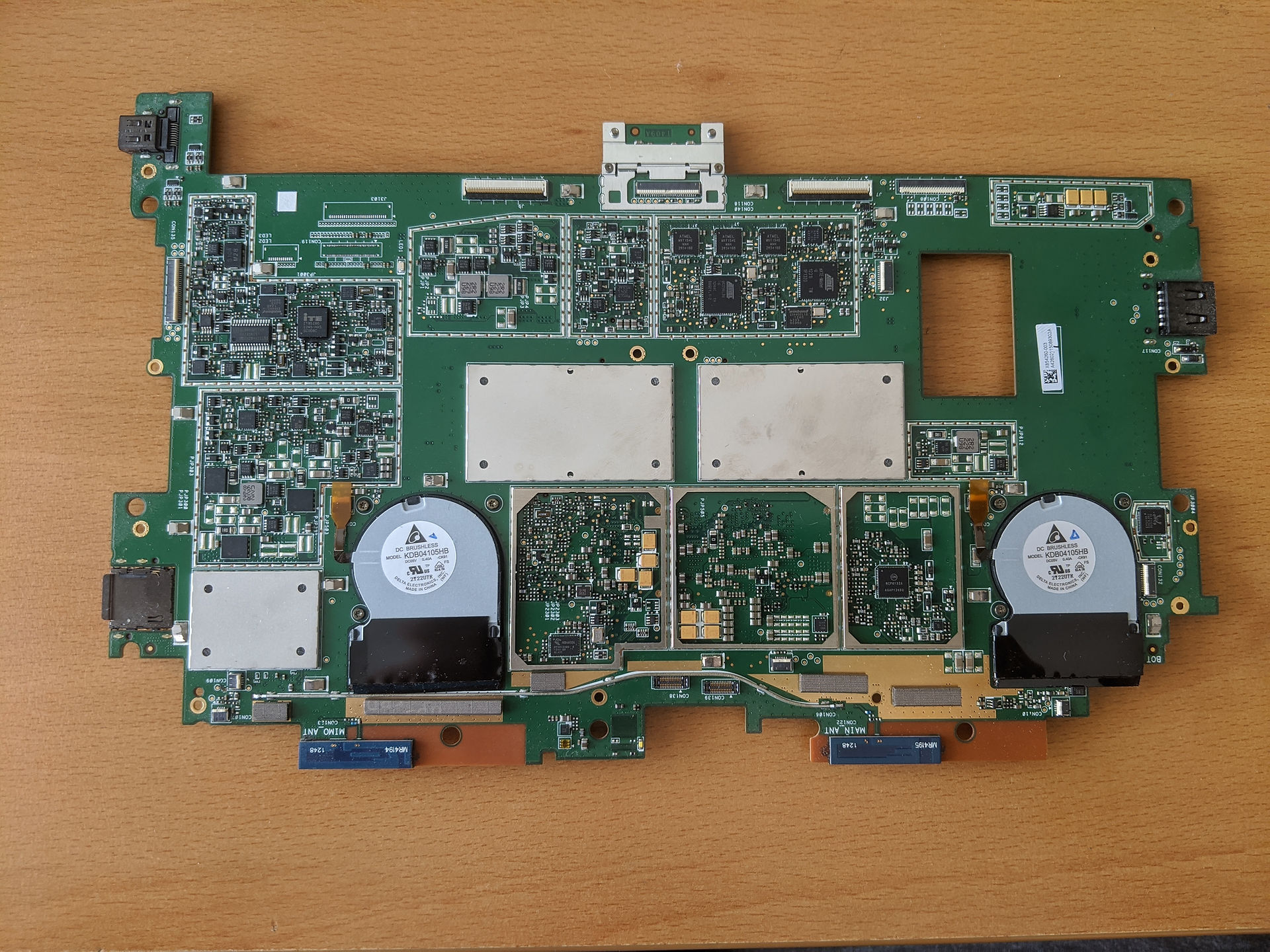 PCB removed