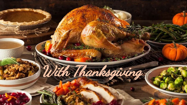 With Thanksgiving