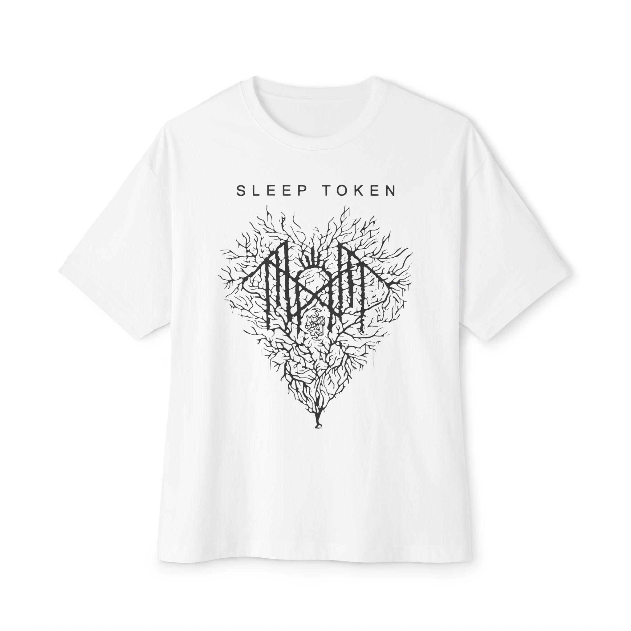 Sleep Token Even In Acardia Black Logo Oversized Boxy Tee