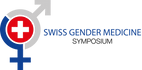 Logo of the Swiss Gender Medicine Symposium including male and female gender symbol