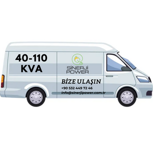 40 -110 KVA güç sağlayabilen Jeneratör Mobil Karavanımız