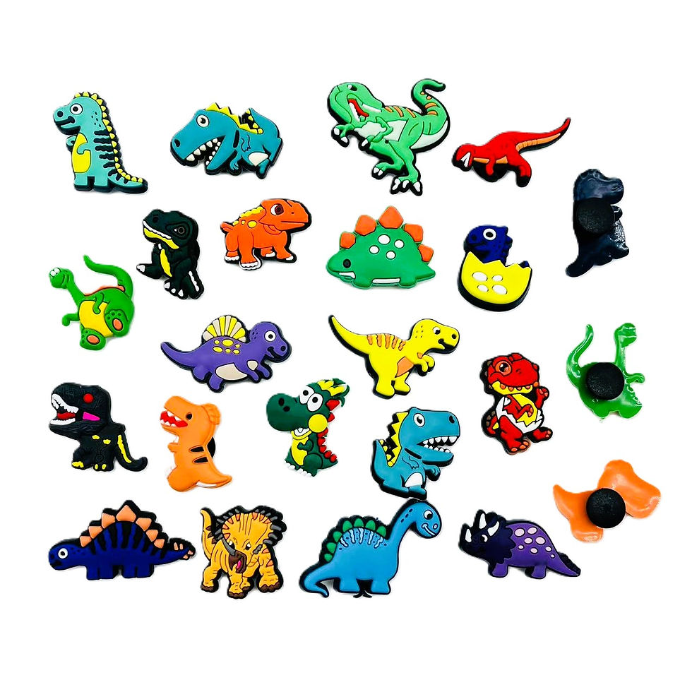 Shoe Button - Dinosaur