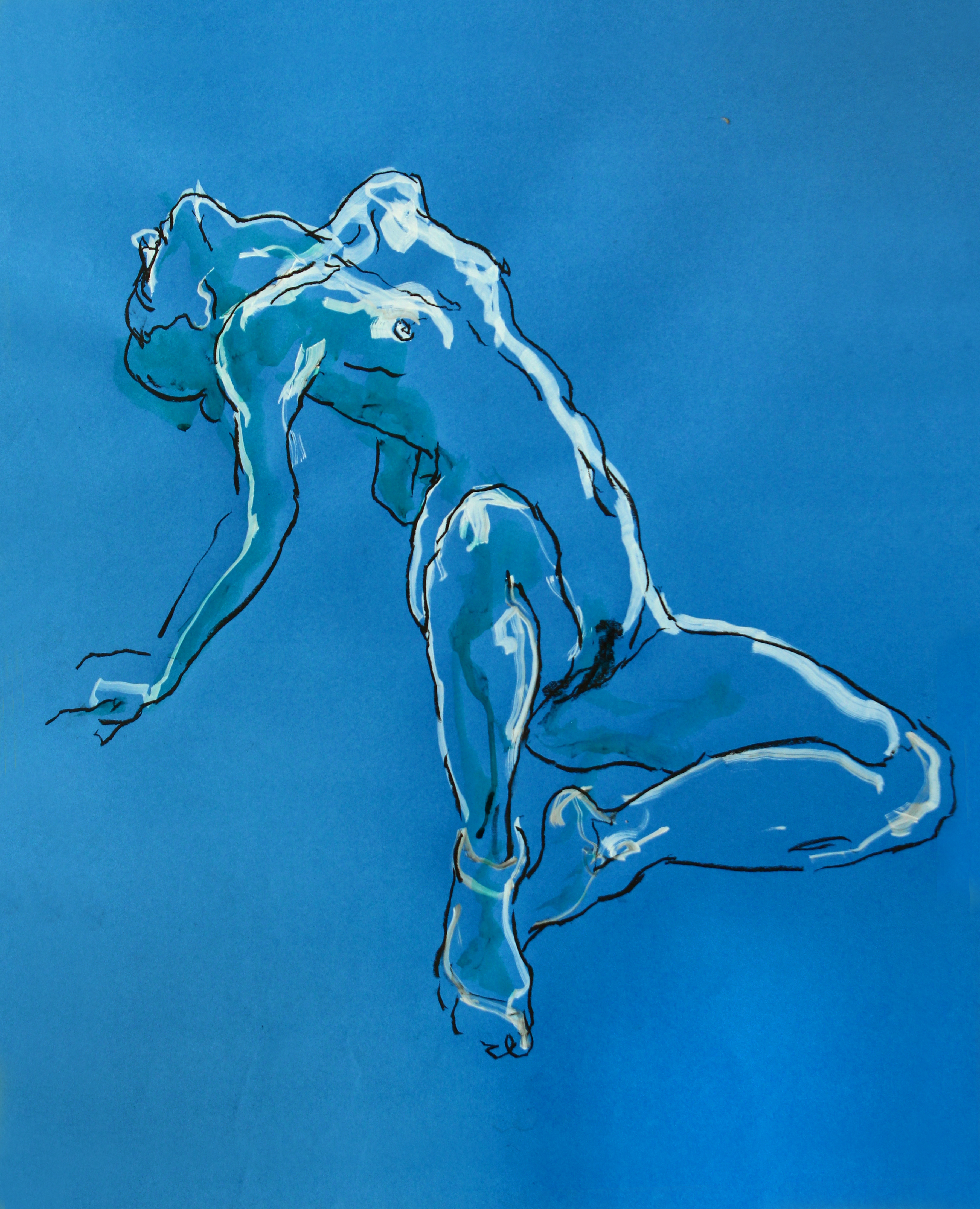 Blue Pose