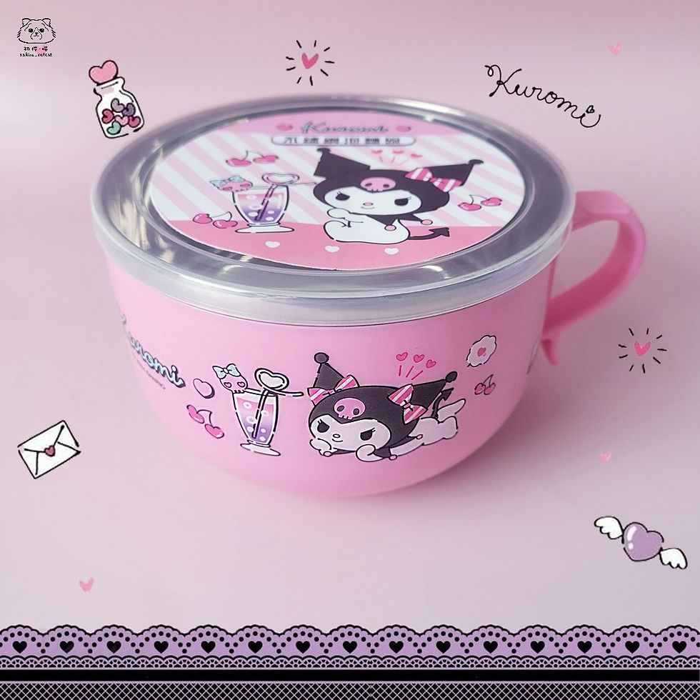 縮圖：🇹🇼 Sanrio -kuromi 泡麵碗