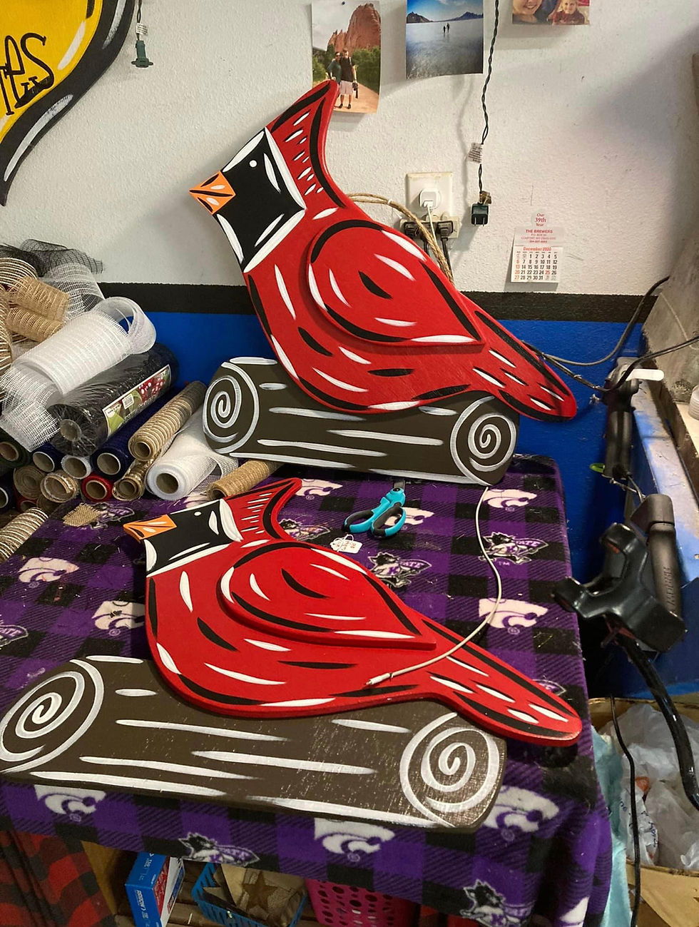 Thumbnail: 3D Cardinal Door Hanger