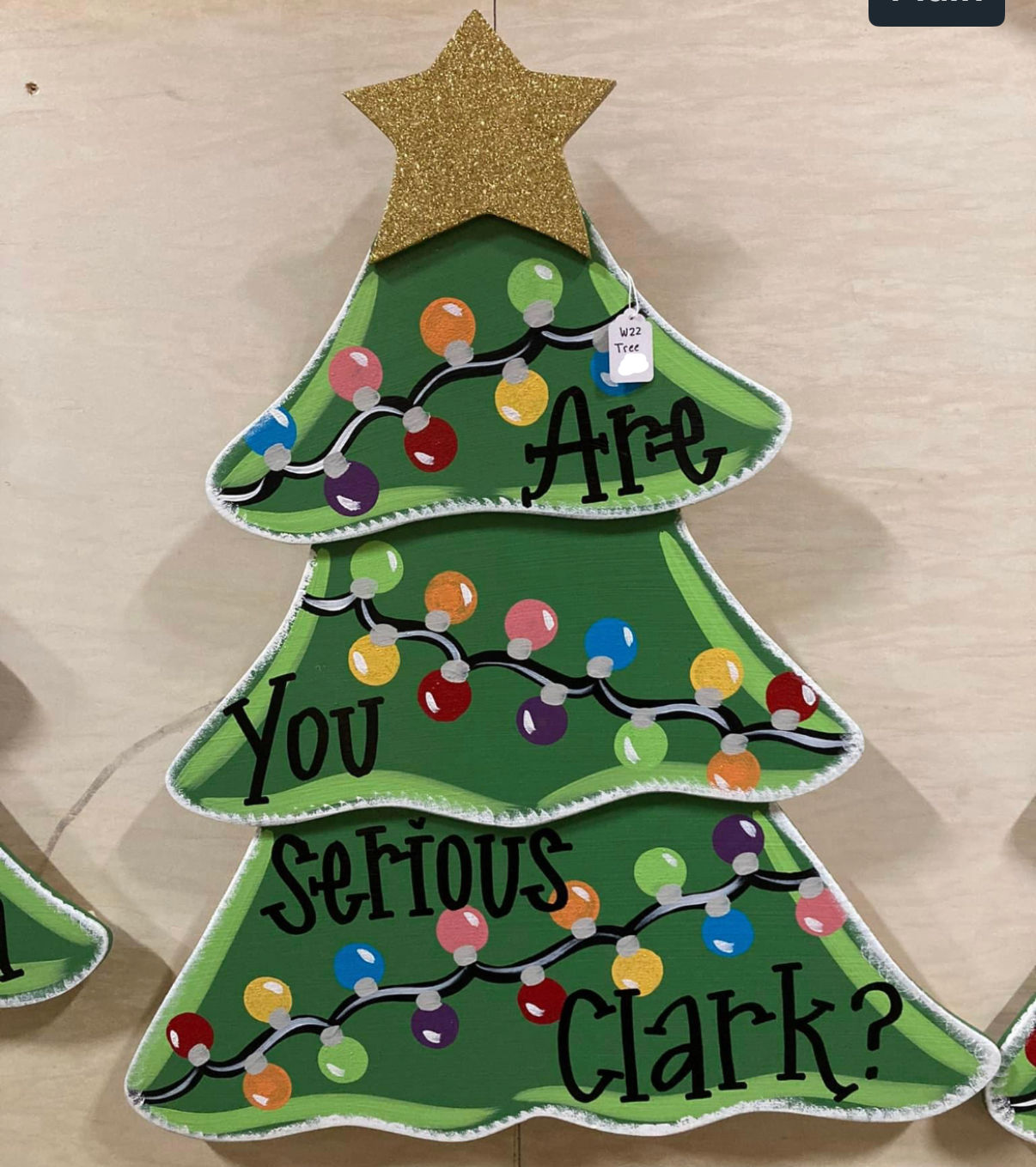 3D Christmas Tree Door Hanger