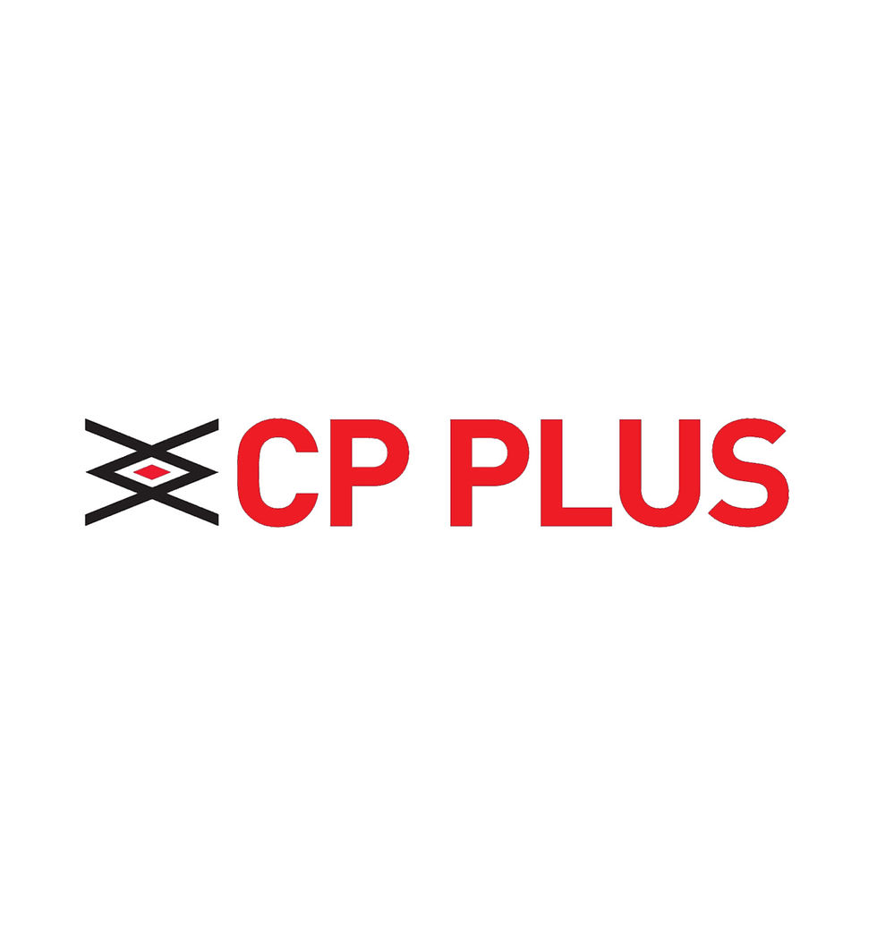 CP Plus Logo White