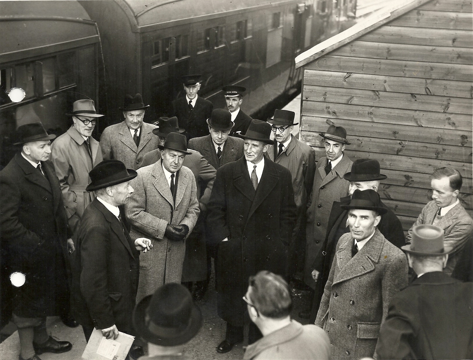 Eustace Missenden at Ayton Station