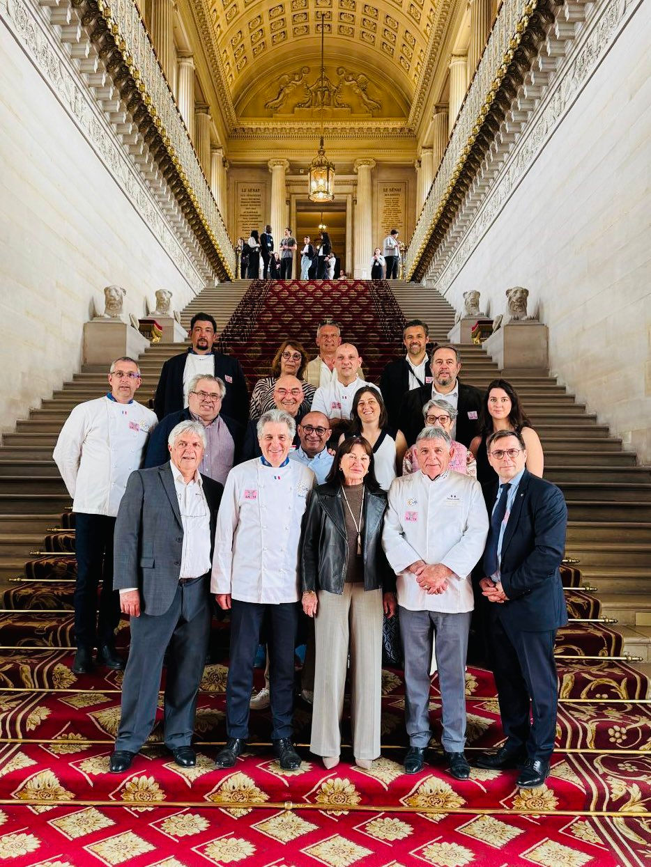 Visite des chefs de l'association Euro-toques France