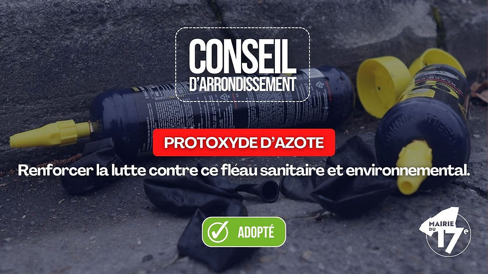 Retour sur le conseil d'arrondissement du 17e du 29 septembre 2026