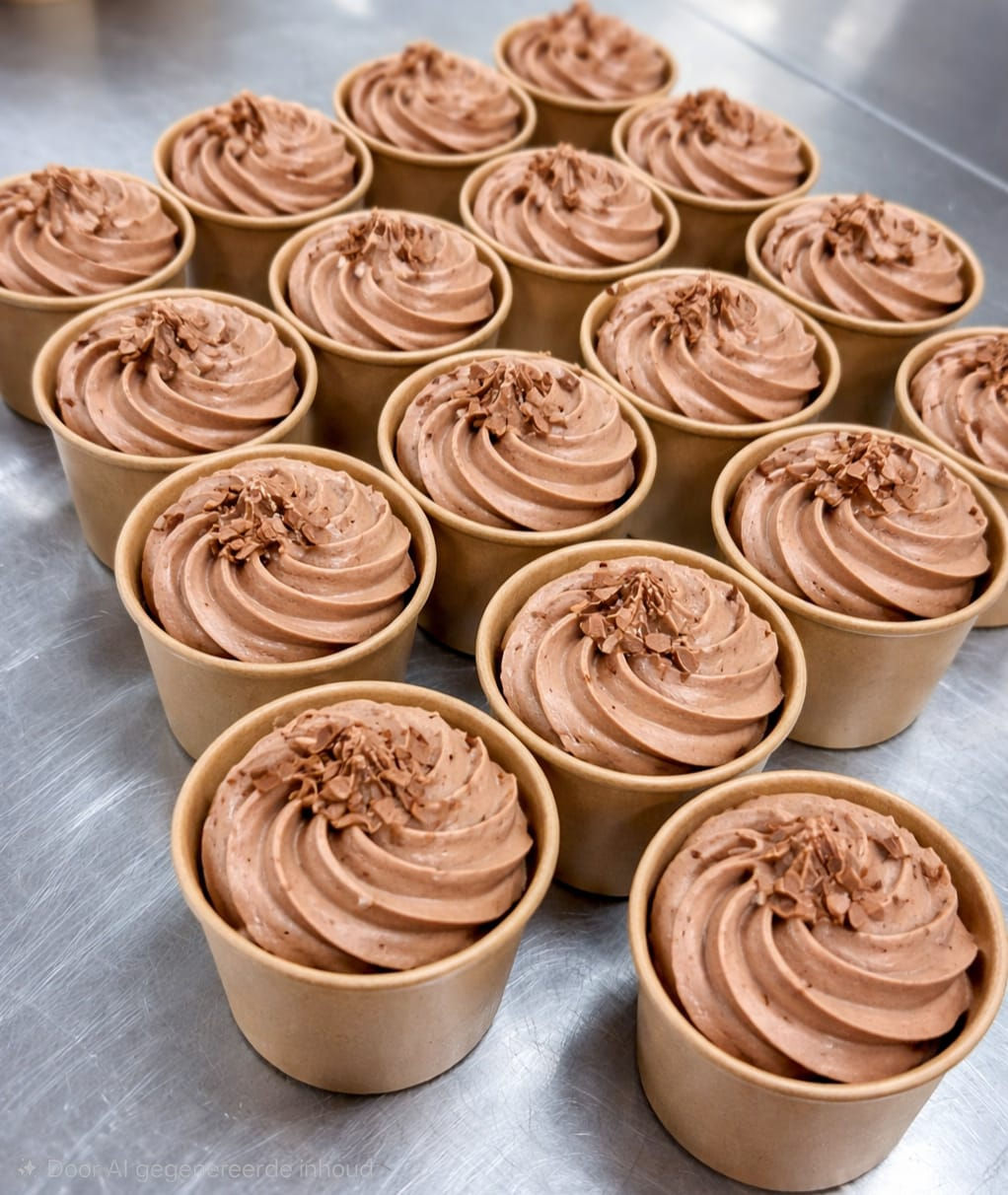 Huisbereide chocomousse