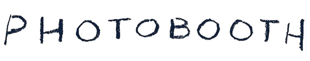 Handwritten vintage photobooth sign