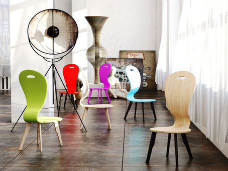 Wooden Chairs - Fluid curves and solid foundations