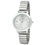 Thumbnail: Laura Ashley Women's Round Expandable Stainless Steel Bracelet Watch