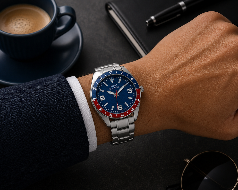 Thumbnail: Gianello Drift Interchangeable 3 Strap Watch Set