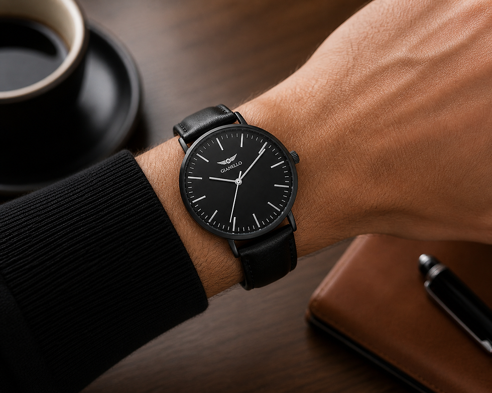 Thumbnail: Gianello Tri-Luxe 3 Interchangeable Strap Watch Set
