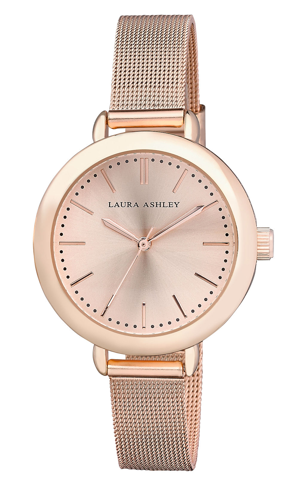 Thumbnail: Laura Ashley Women's Round Mesh Band Watch