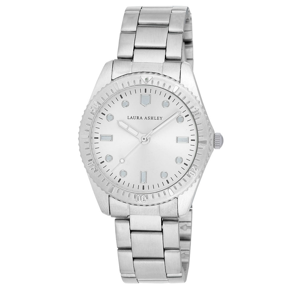 Thumbnail: Laura Ashley Women's 32mm Diver Bracelet Colored Dial Watch
