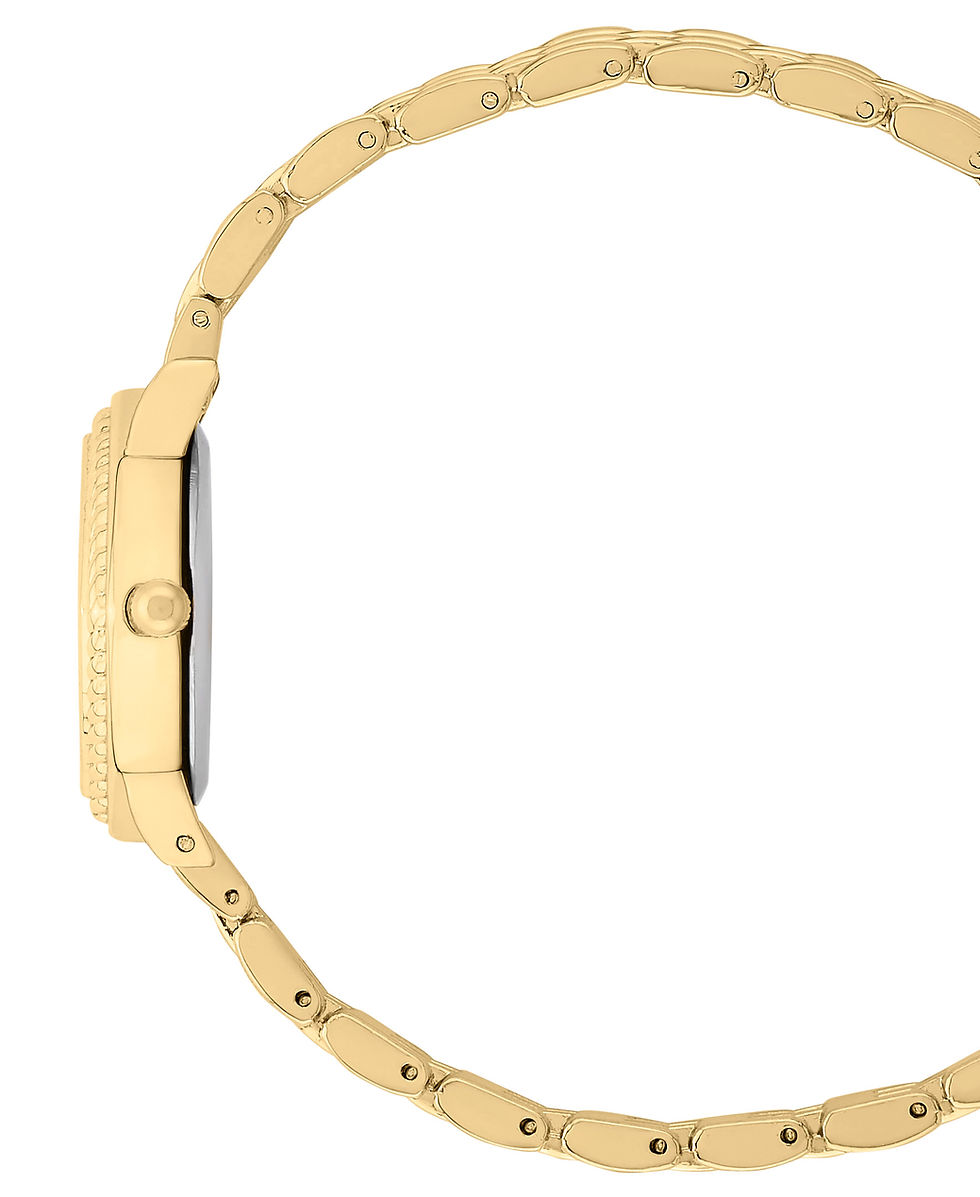 Thumbnail: Laura Ashley Women's 26mm Diamond Case Link Bracelet Watch