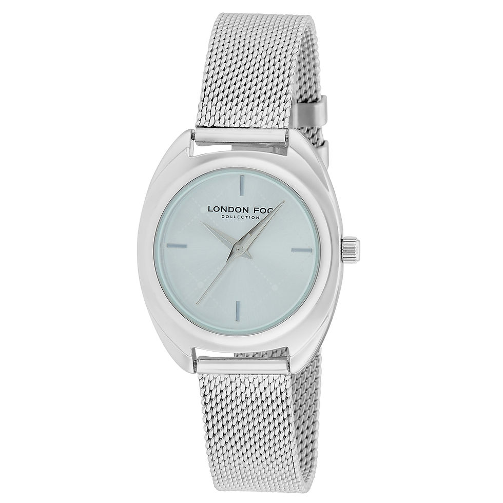 Thumbnail: London Fog Women's Romford 30mm Cushion Case Mesh Watch