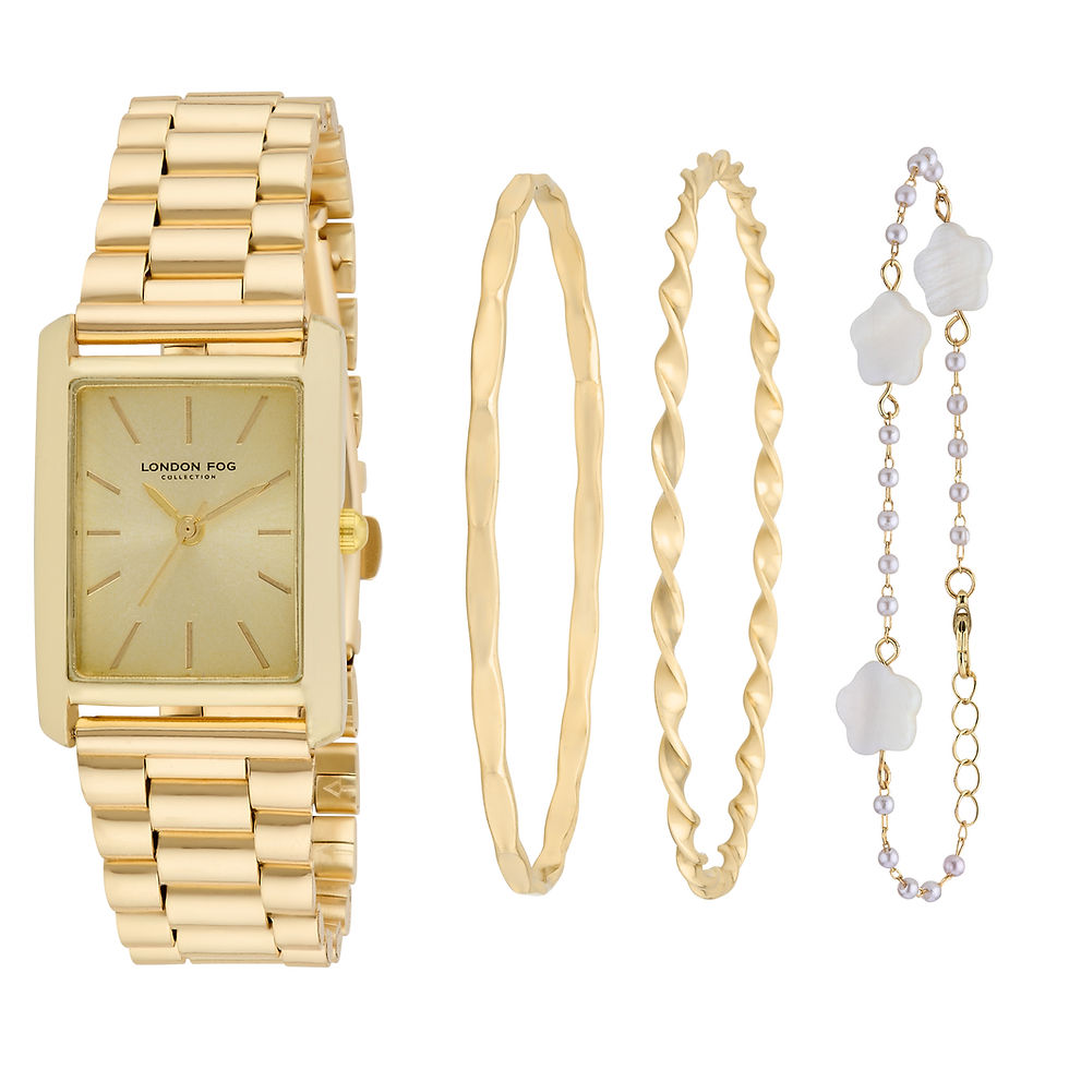 Thumbnail: London Fog Women's Marlowe Watch & Bracelets Set