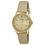 Thumbnail: Bob Mackie Women's 30mm Crystal Bezel Stone Dial Vegan Leather Strap Watch